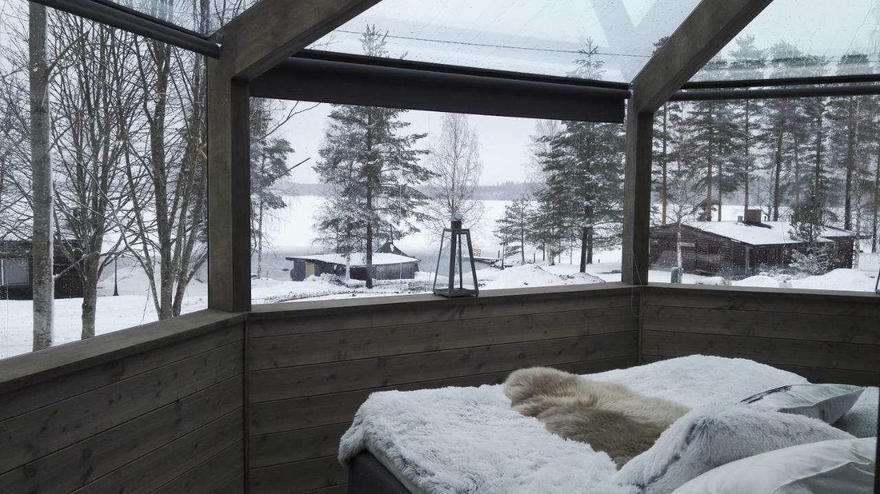 Revontuli Resort Glass Igloos Hankasalmi Exterior photo